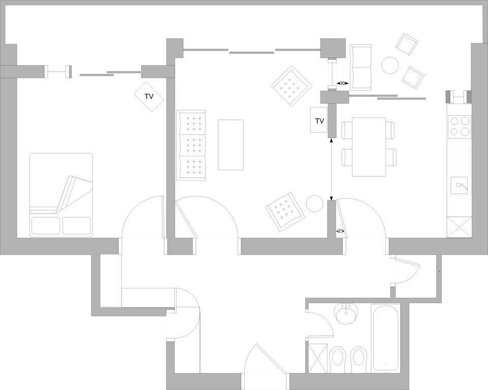Apartment Deligradska Belgrado Buitenkant foto